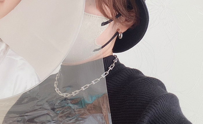 ネックレス→Uチェーン ピアス→スタッフ私物